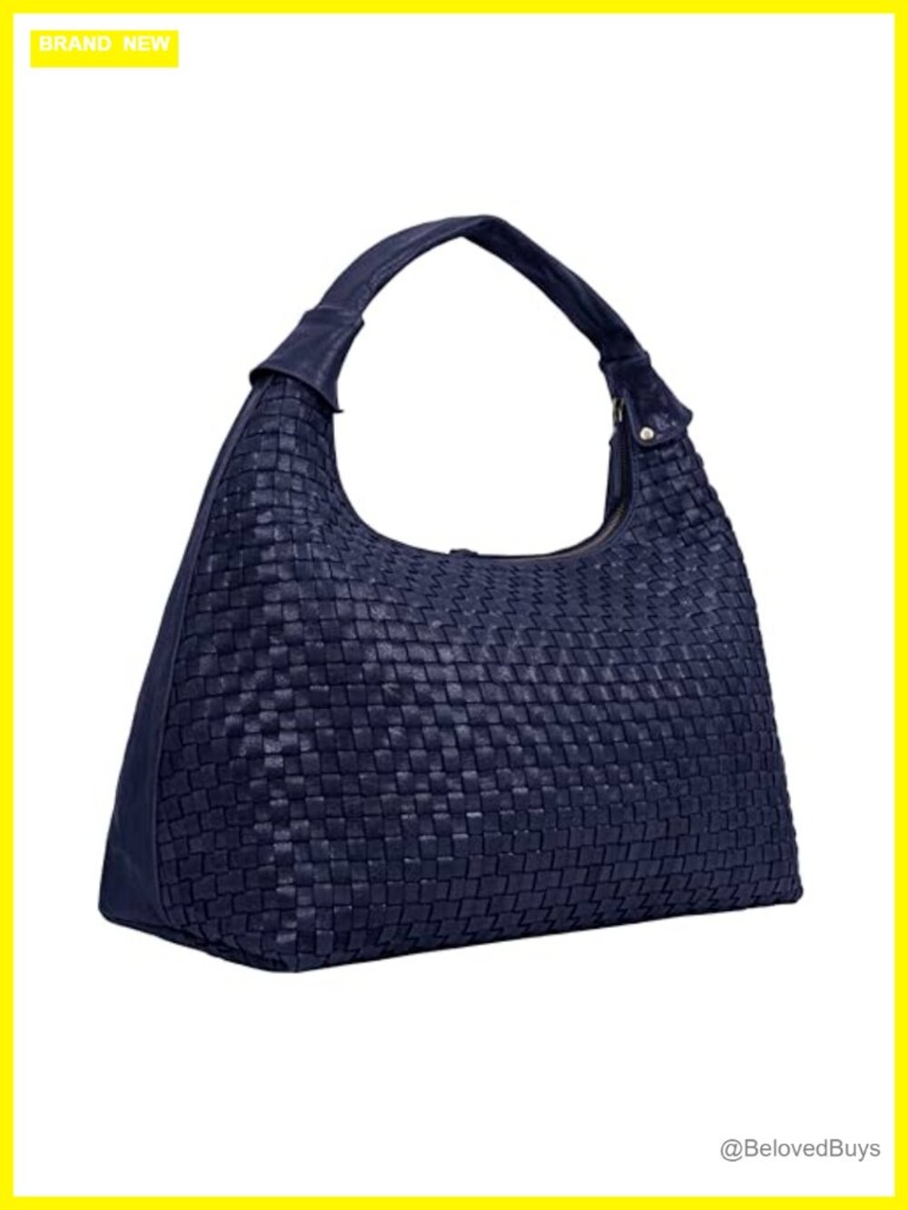Braided Leather Tote Bag for Women